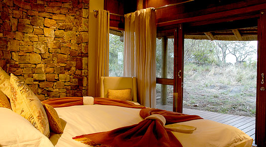 Madikwe Game Reserve - Buffalo Ridge Lodge - Chalet Bedroom View