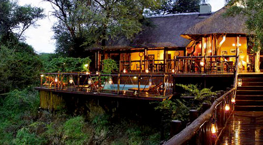Madikwe River Lodge - Main Lodge Deck