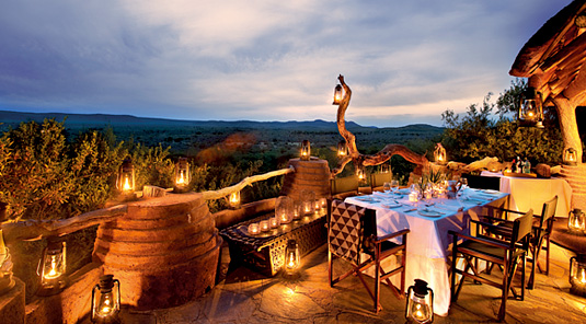 Deck Dining - Madikwe Safari Lodge - Madikwe Game Reserve