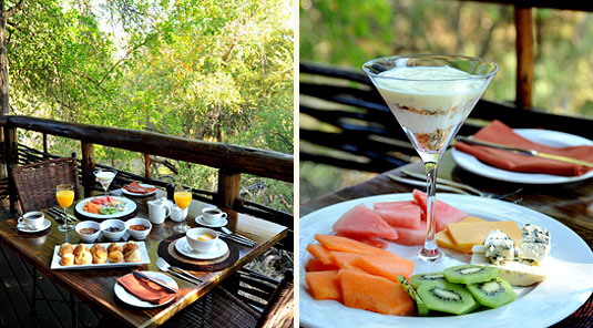 Thakadu River Camp -  Breakfast - Madikwe Game Reserve