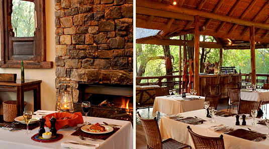 Thakadu River Camp - Main Lodge Dining -  Madikwe Game Reserve